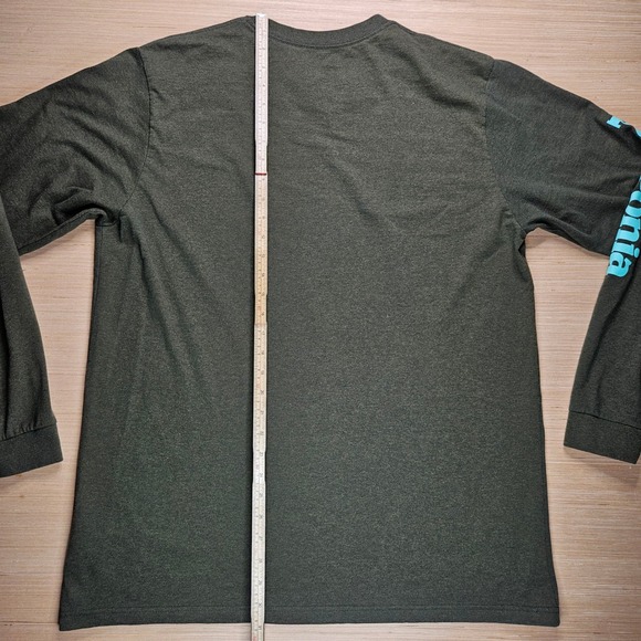 Patagonia Responsibili-Tee Long Sleeve Shirt Mens XL Green Recycled - Picture 7 of 11